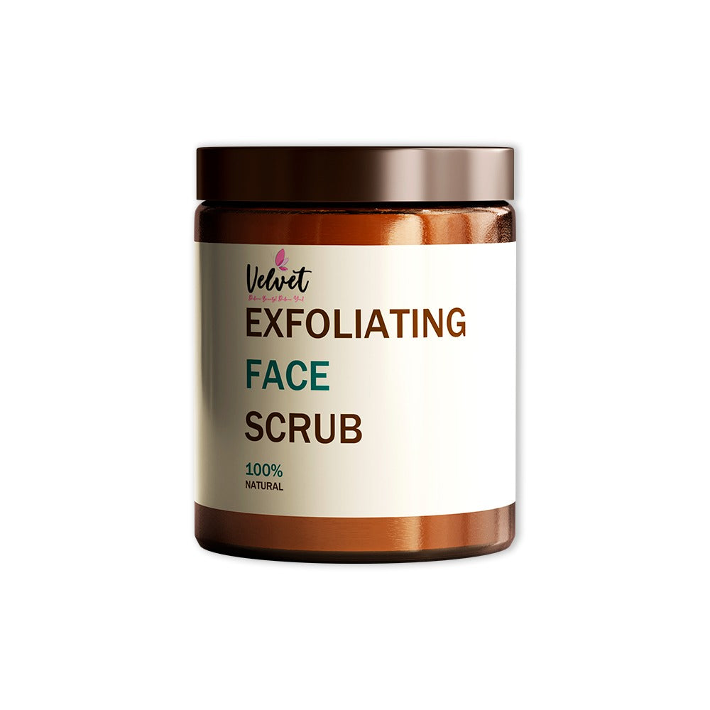 Exfoliating facial scrub
